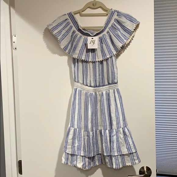 LoveShackFancy Dresses & Skirts - Loveshackfancy elizabeth stripe mini dress